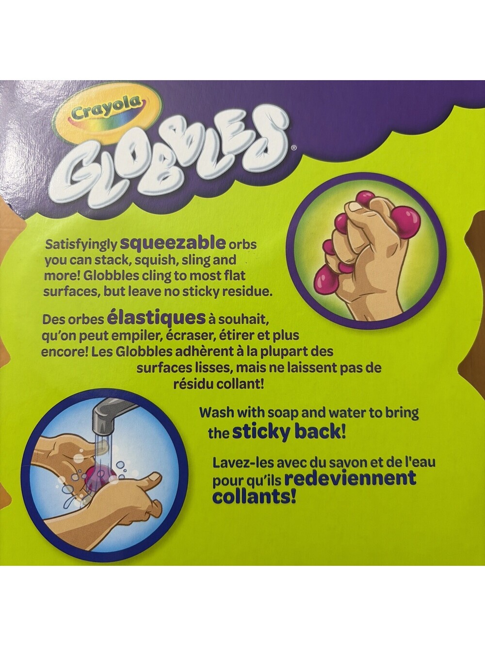 Crayola Globbles Craft Color School Art Fun Gift (6pk) Fidget Sensory Squishy - Picture 5 of 7